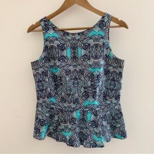 Amanda Uprichard Peplum Hem Tank Top